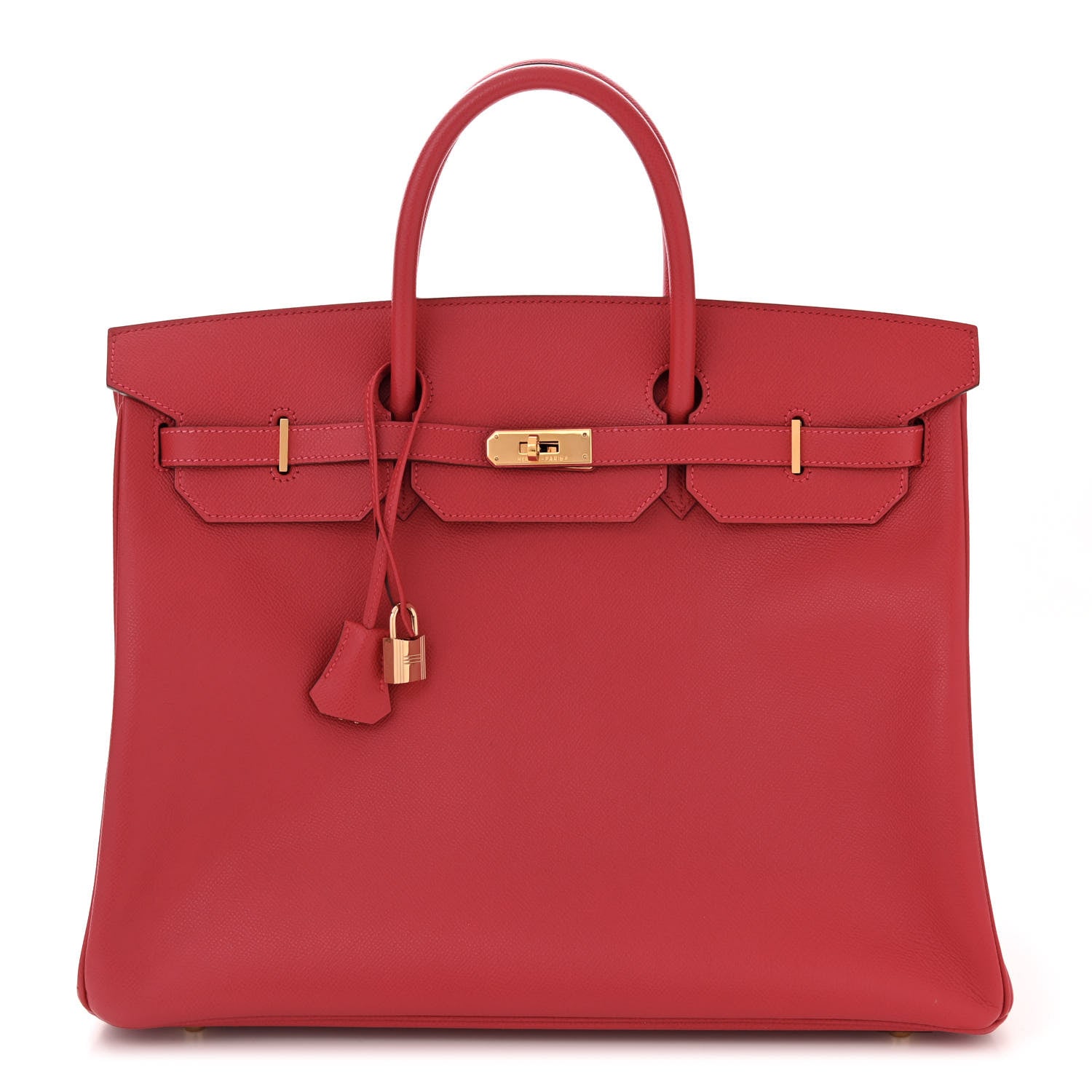 Hermes Epsom Birkin 40 Rouge Vif 1 of 10