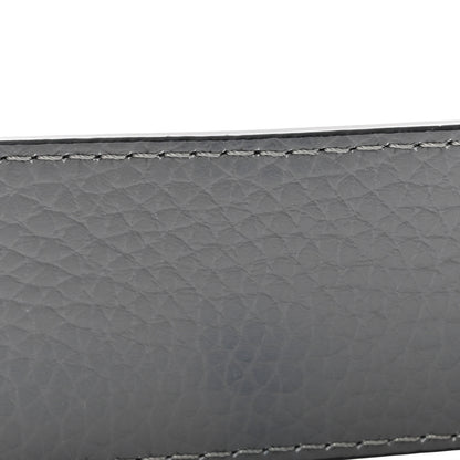 Louis Vuitton Taurillon Calfskin 30mm LV Initiales Reversible Belt 100 40 Navy 8 of 9