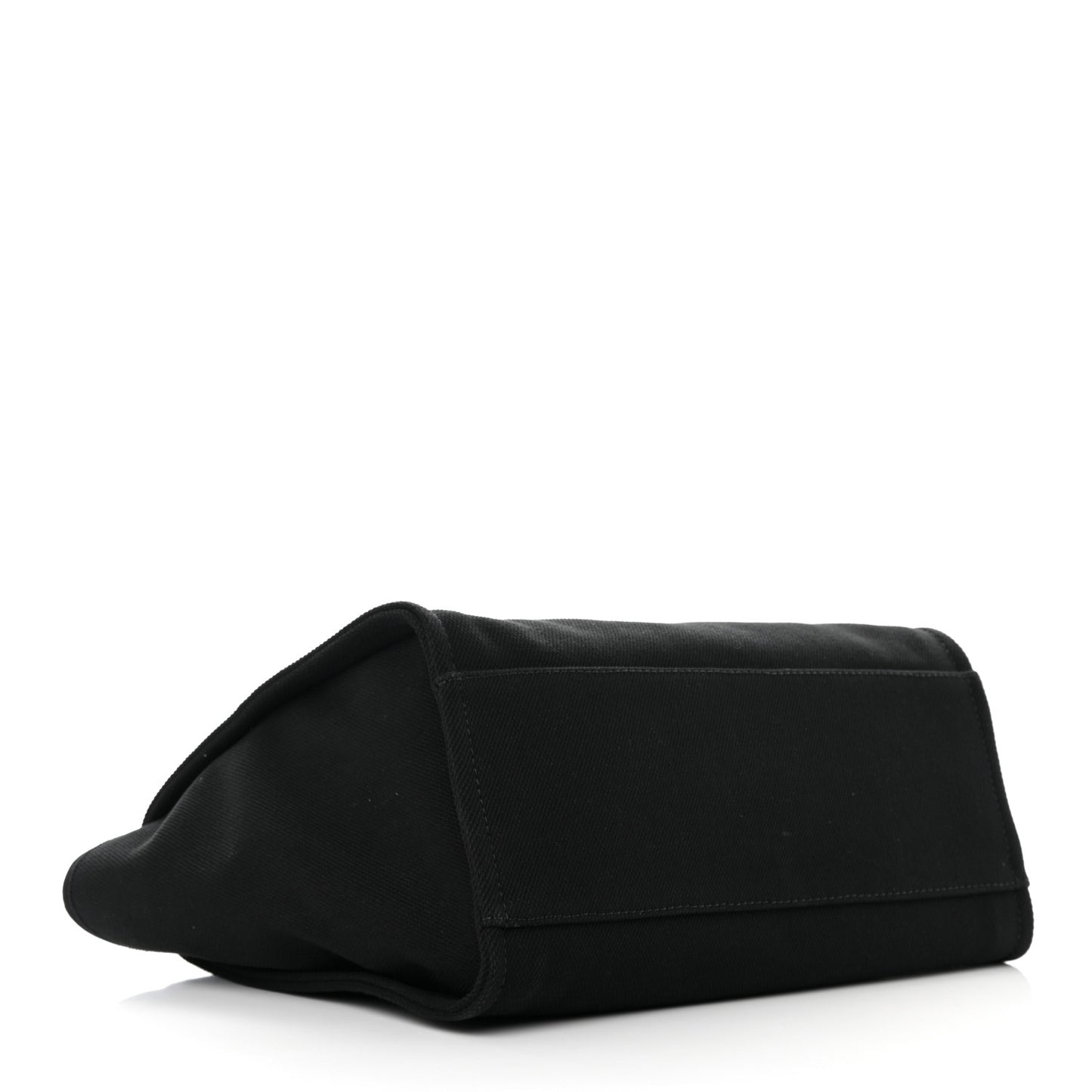 Canvas Pearl Medium Deauville Tote Black