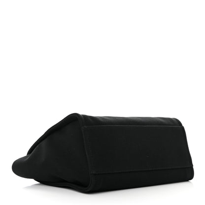 Chanel Canvas Pearl Medium Deauville Tote Black 4 of 11