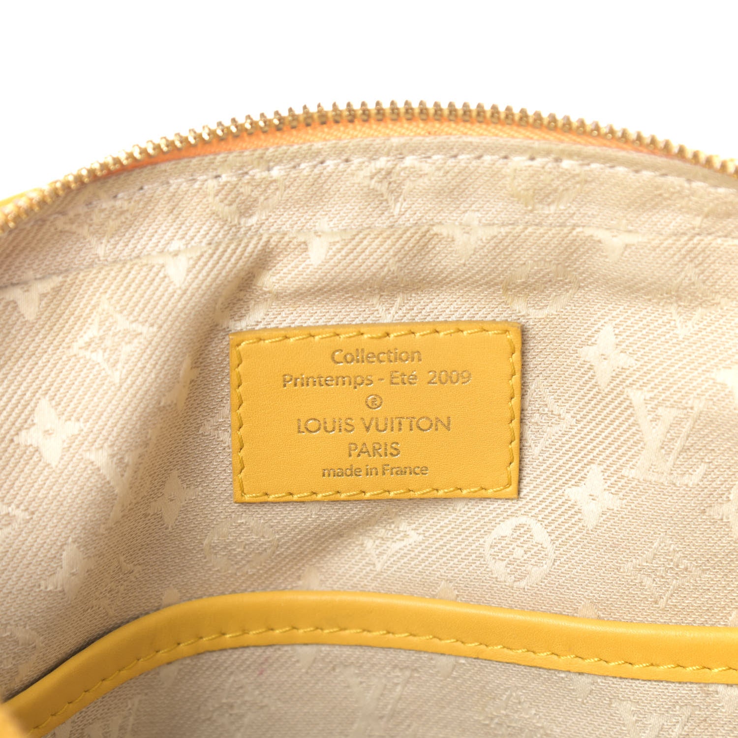 Louis Vuitton Supple Calfskin Paname Take Off Flight Bag Yellow 6 of 8