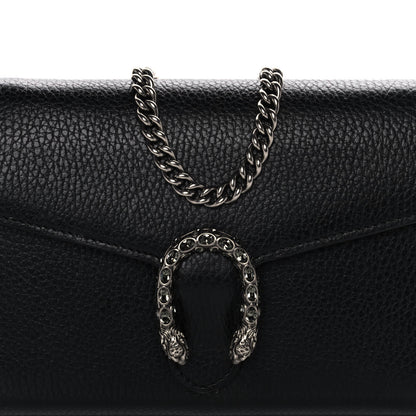 Gucci Calfskin Mini Dionysus Chain Wallet Black 7 of 13