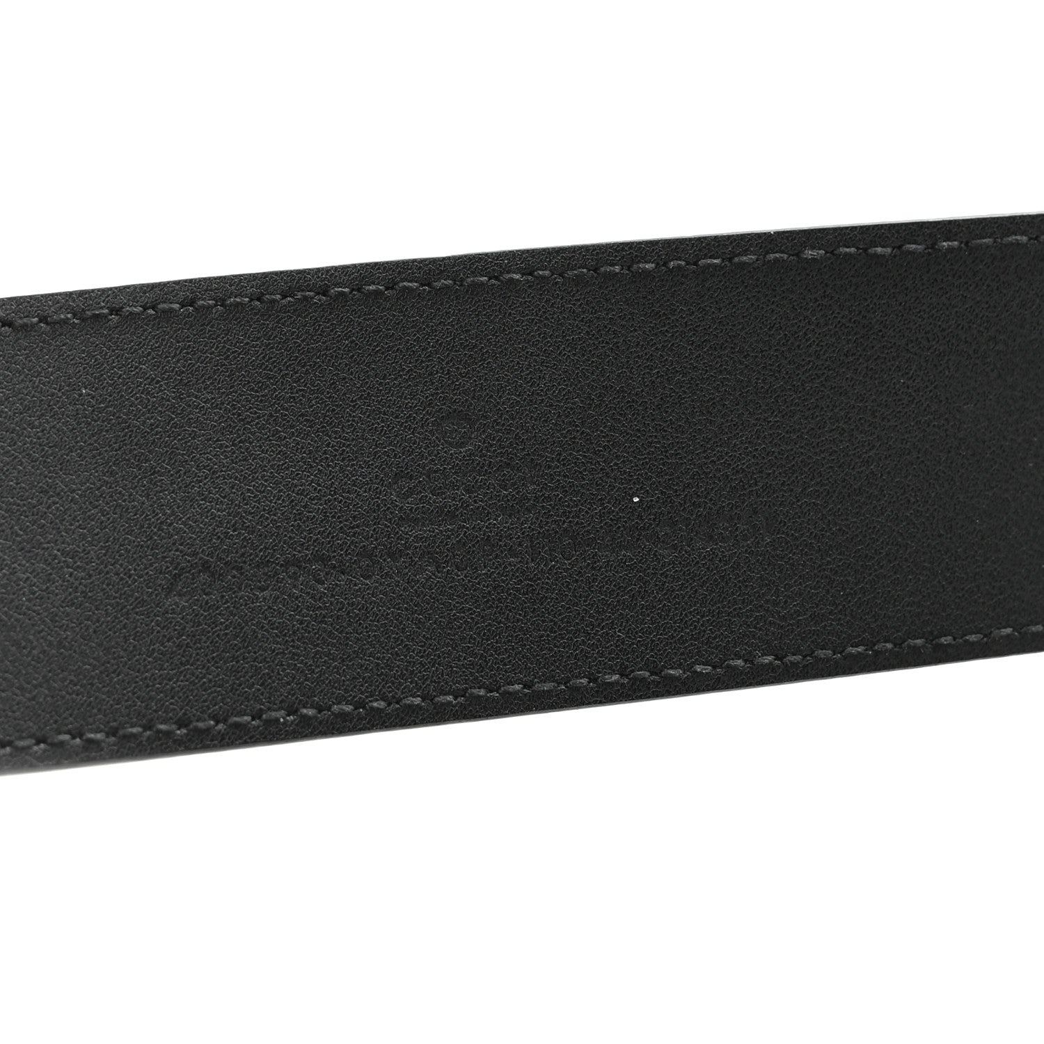 Gucci Plutone Calfskin Palladium Double G 40mm Belt 110 44 Belt Black 5 of 5