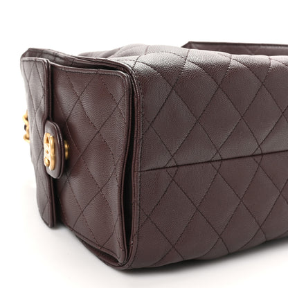 Chanel Caviar Quilted Small Chanel 25 Handbag Dark Brown 9 of 11