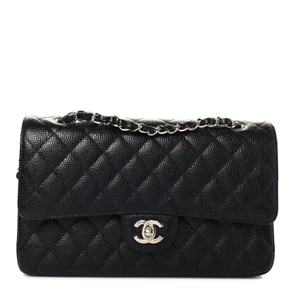 Chanel Caviar Quilted Medium Double Flap Black 1 of 14