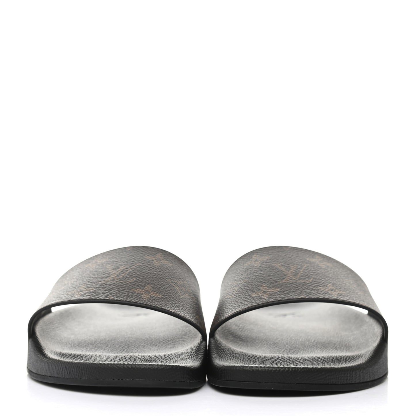 Rubber Monogram Mens Waterfront Mules 6 Macassar