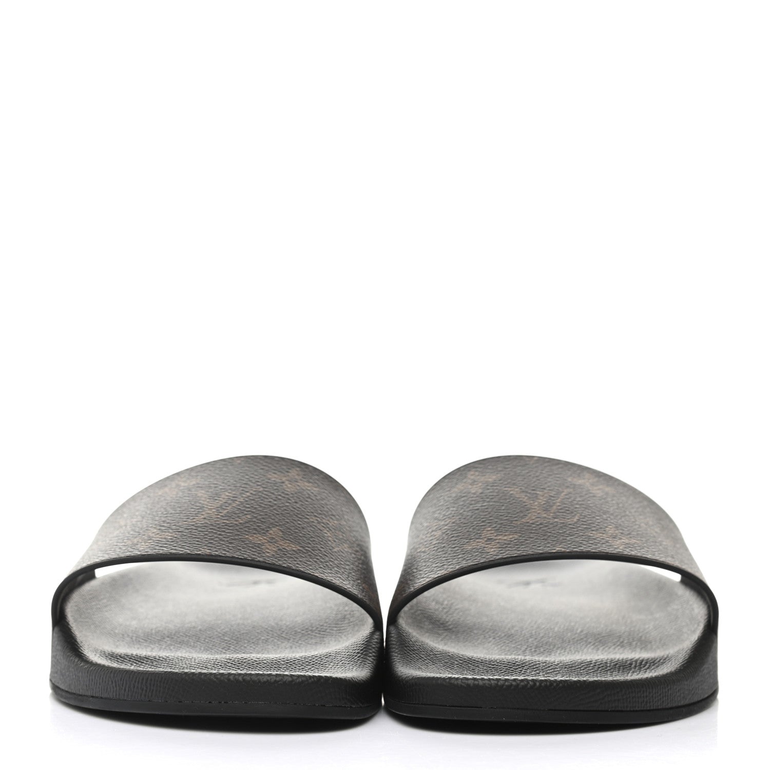 Louis Vuitton Rubber Monogram Mens Waterfront Mules 6 Macassar 2 of 8