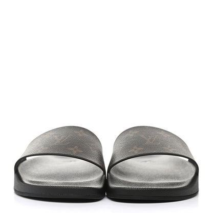 Louis Vuitton Rubber Monogram Mens Waterfront Mules 6 Macassar 2 of 8