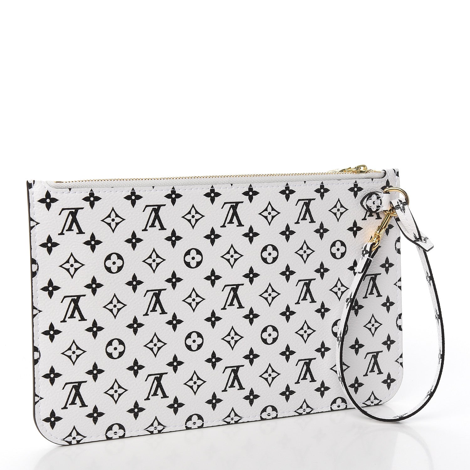 Louis Vuitton Monogram Giant Neverfull MM GM Pochette White 3 of 7
