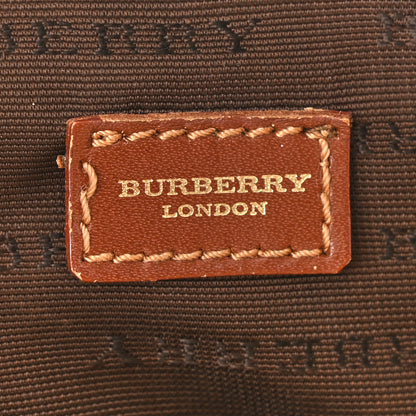 Burberry Haymarket Check Satchel Brown 6 of 12