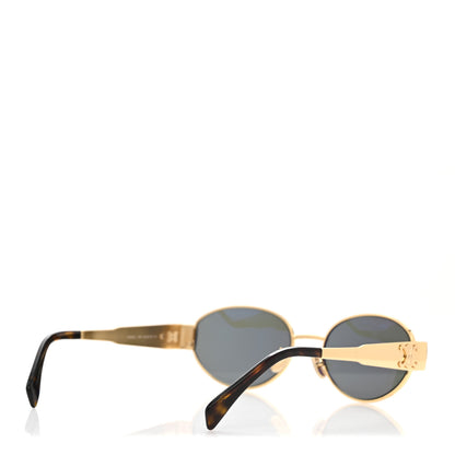 Celine Metal Triomphe 01 Sunglasses CL40235U Gold Green 4 of 7
