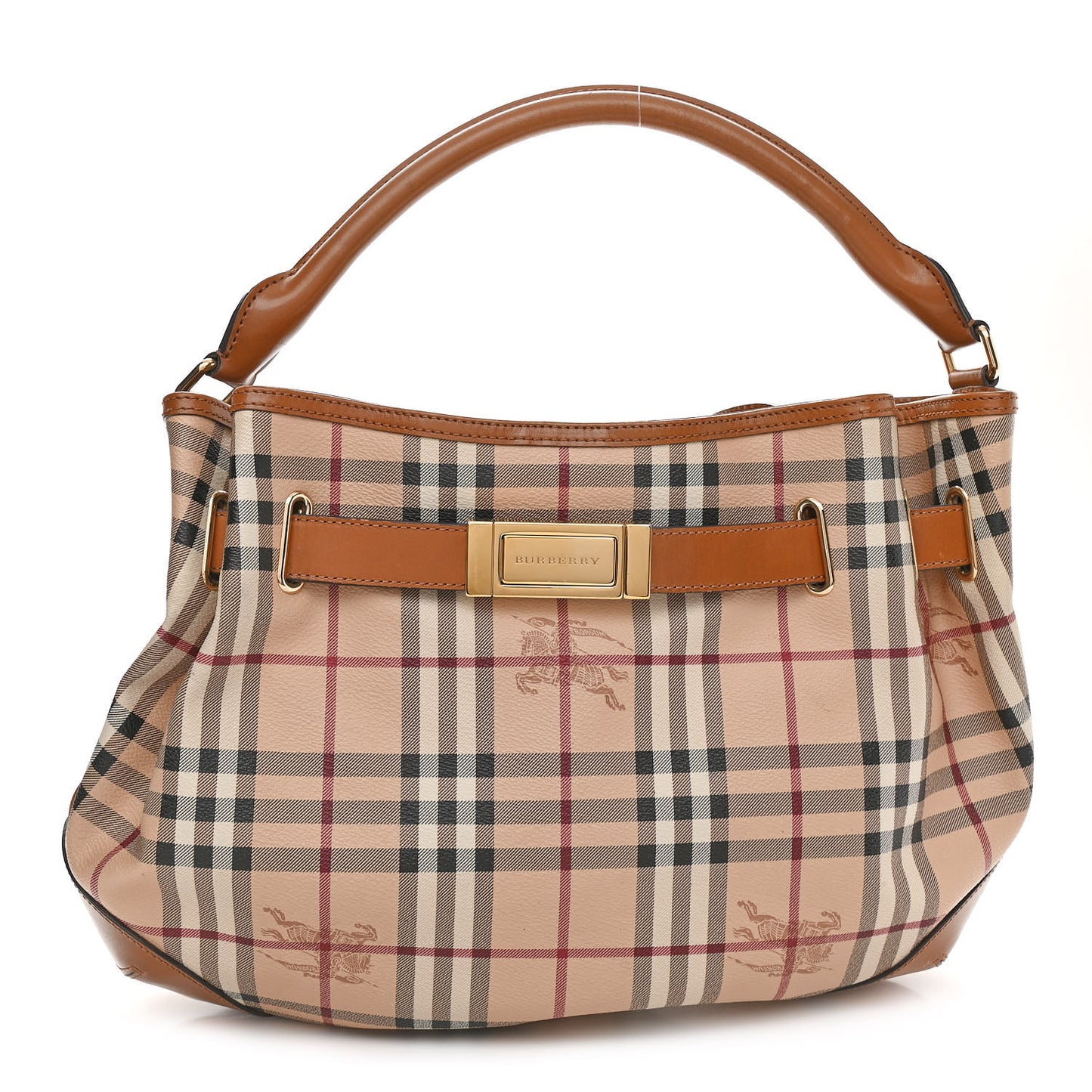 Haymarket Check Medium Willenmore Hobo Tan