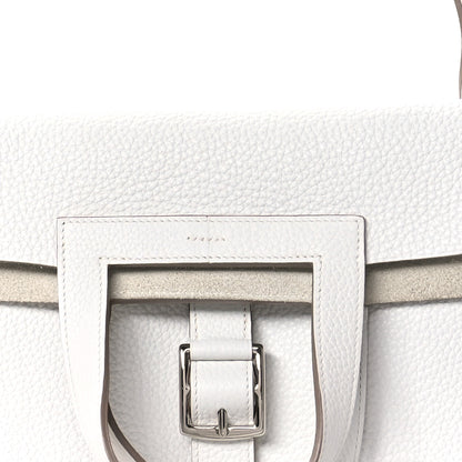 Hermes Taurillon Clemence Halzan 31 GM Craie 8 of 10