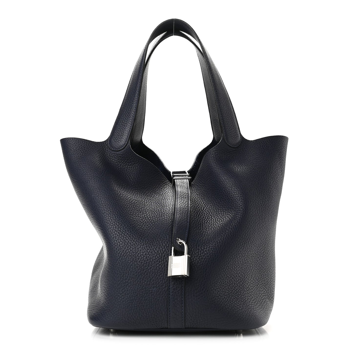 Taurillon Clemence Picotin Lock 26 GM Bleu Nuit