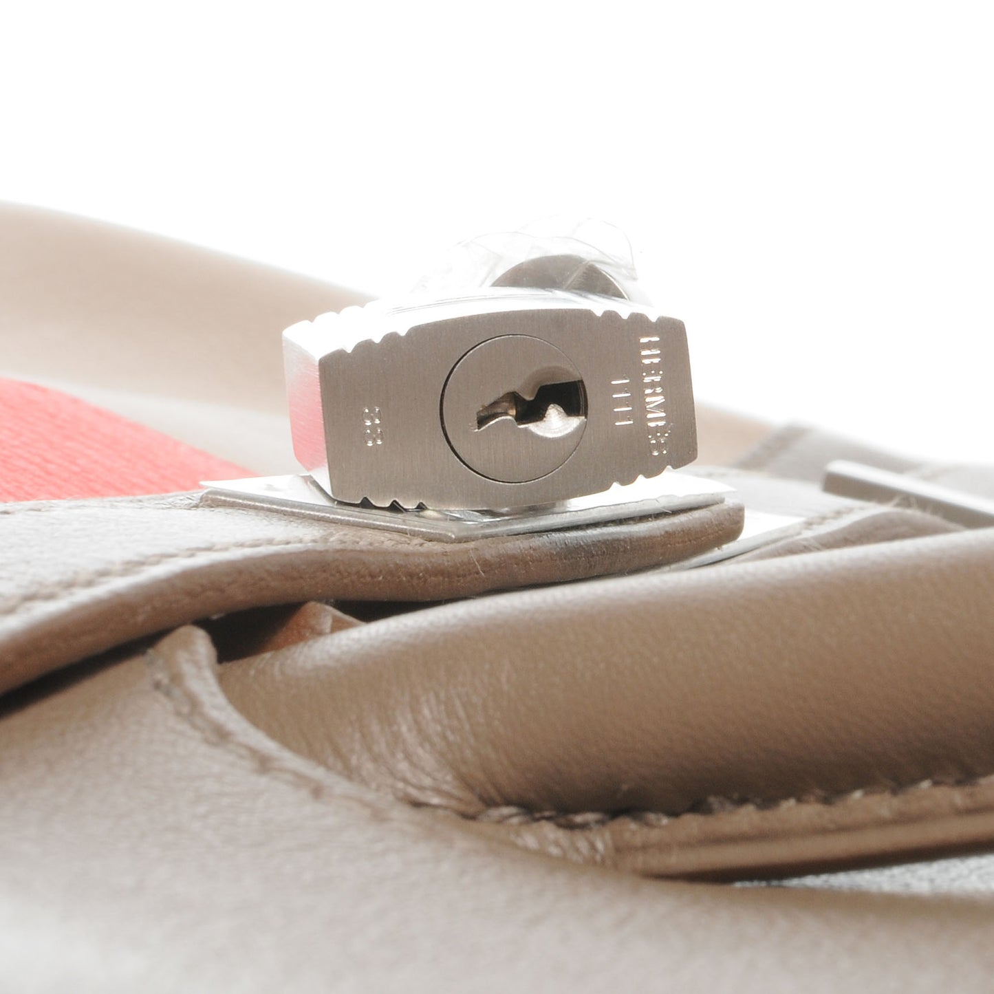 Togo Tadelakt Swift Casaque Tri-Color Birkin 35 Rose Jaipur Argile Etoupe