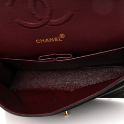 Chanel Lambskin Quilted Medium Double Flap Black 4 of 9