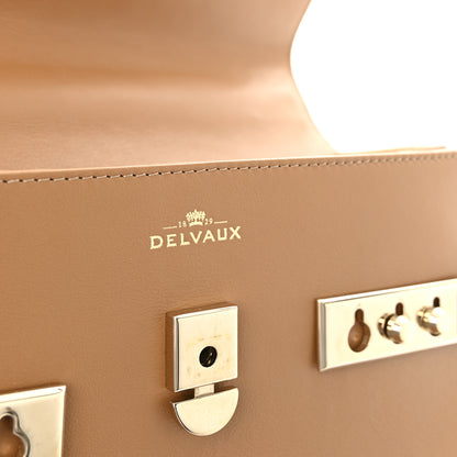 Delvaux Calfskin MM Tempete Satchel Camel 6 of 10
