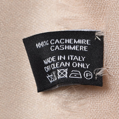 Chanel Cashmere No 5 Logo Scarf 5 of 5