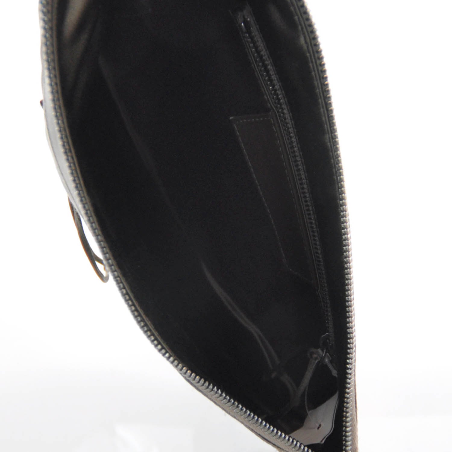 Balenciaga Satin Flat Chain Clutch Brown 4 of 7