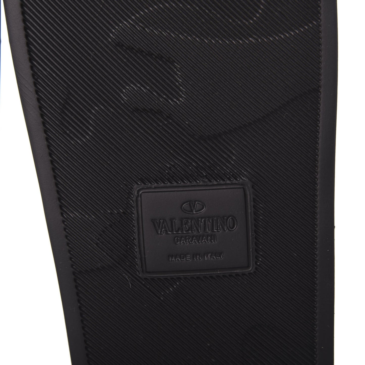 Rubber Mens VLTN Pool Slide Sandals 41 Black