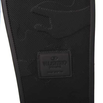 Valentino Garavani Rubber Mens VLTN Pool Slide Sandals 41 Black 6 of 8