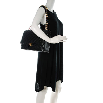 Chanel Caviar Quilted Maxi Double Flap Black 2 of 8