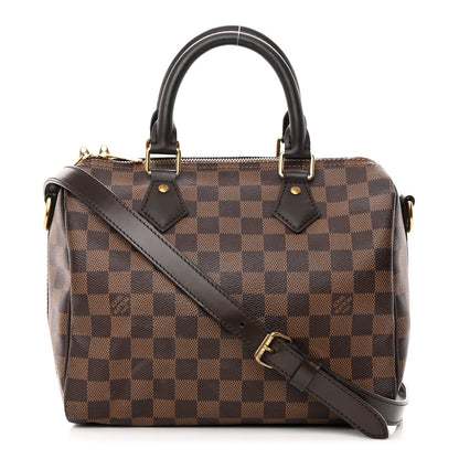 Louis Vuitton Damier Ebene Speedy Bandouliere 25 1 of 21