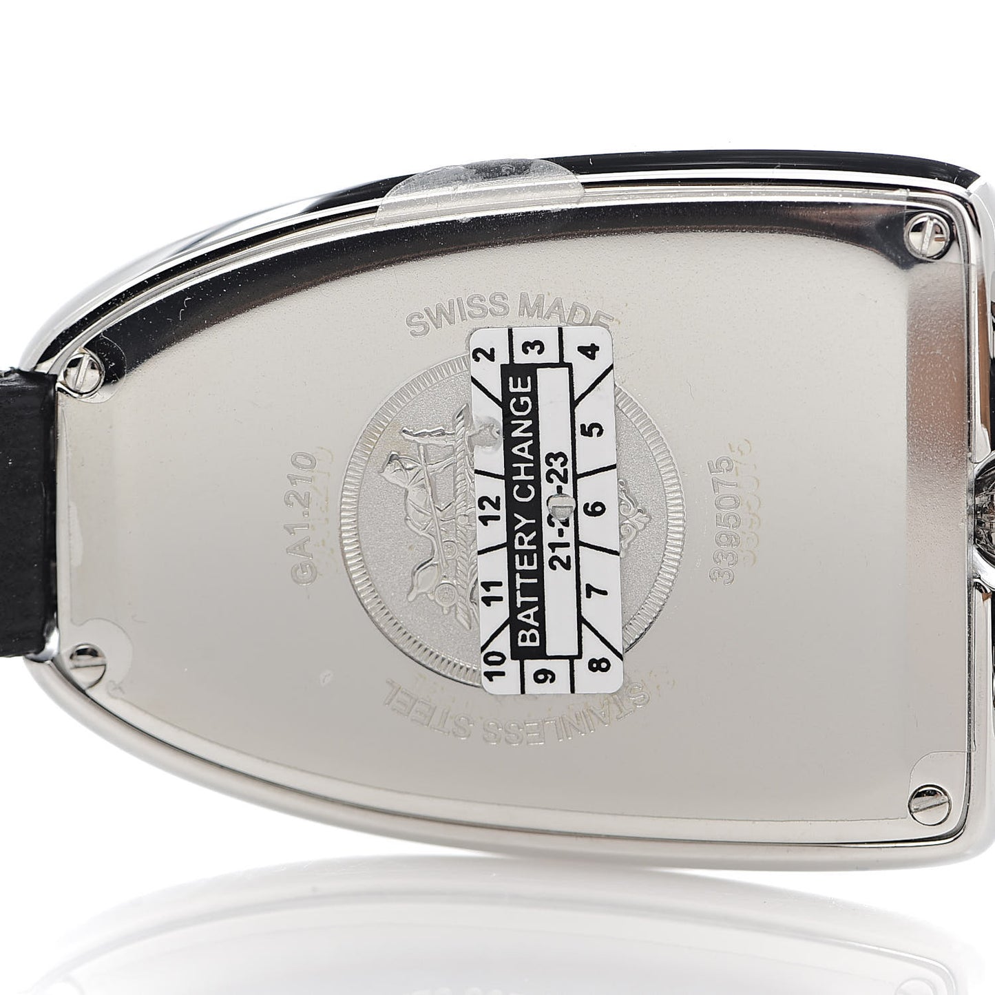 Stainless Steel Barenia 26mm Galop Quartz Watch Noir