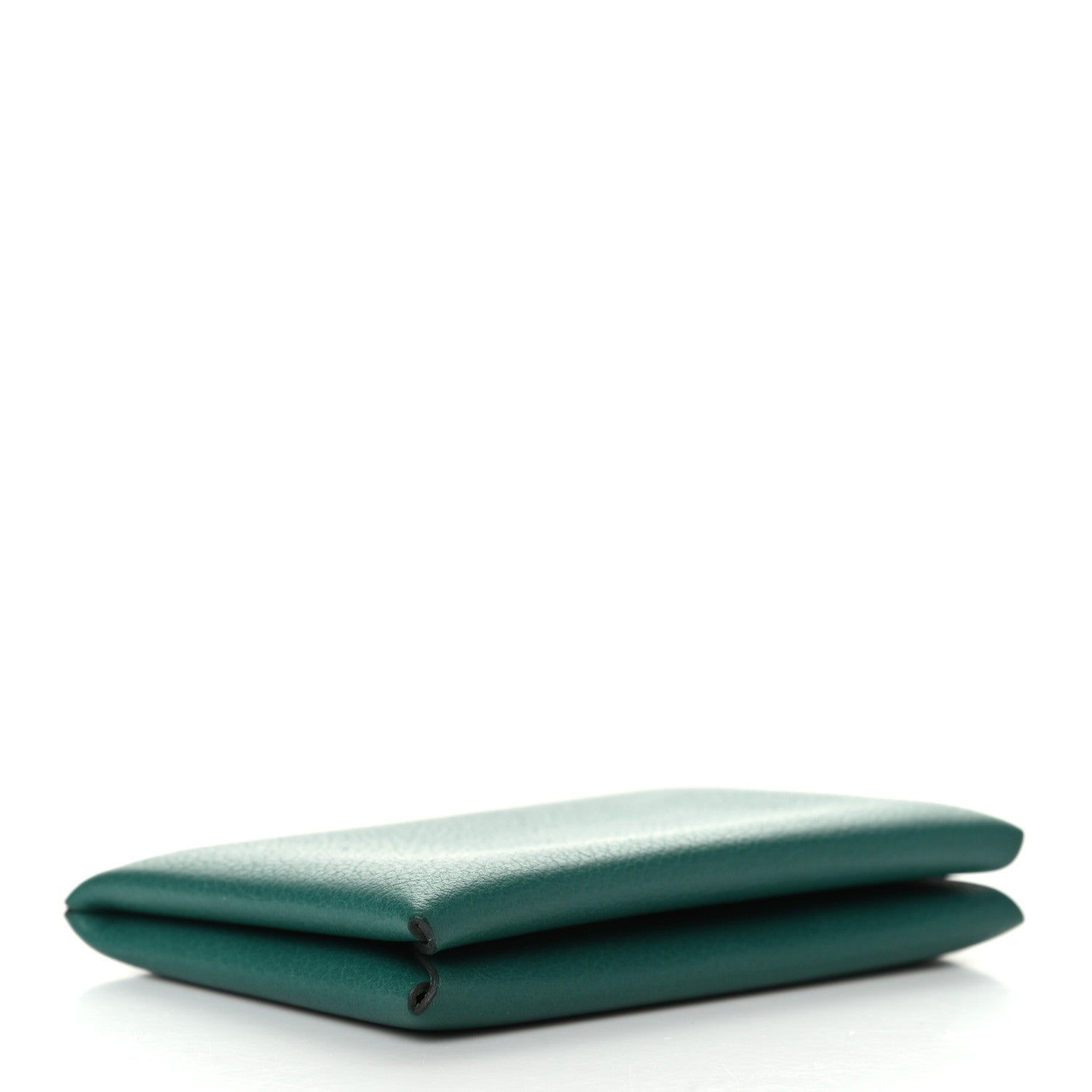 Hermes Evercolor Calvi Verso Card Case Malachite Bleu Atoll 4 of 7