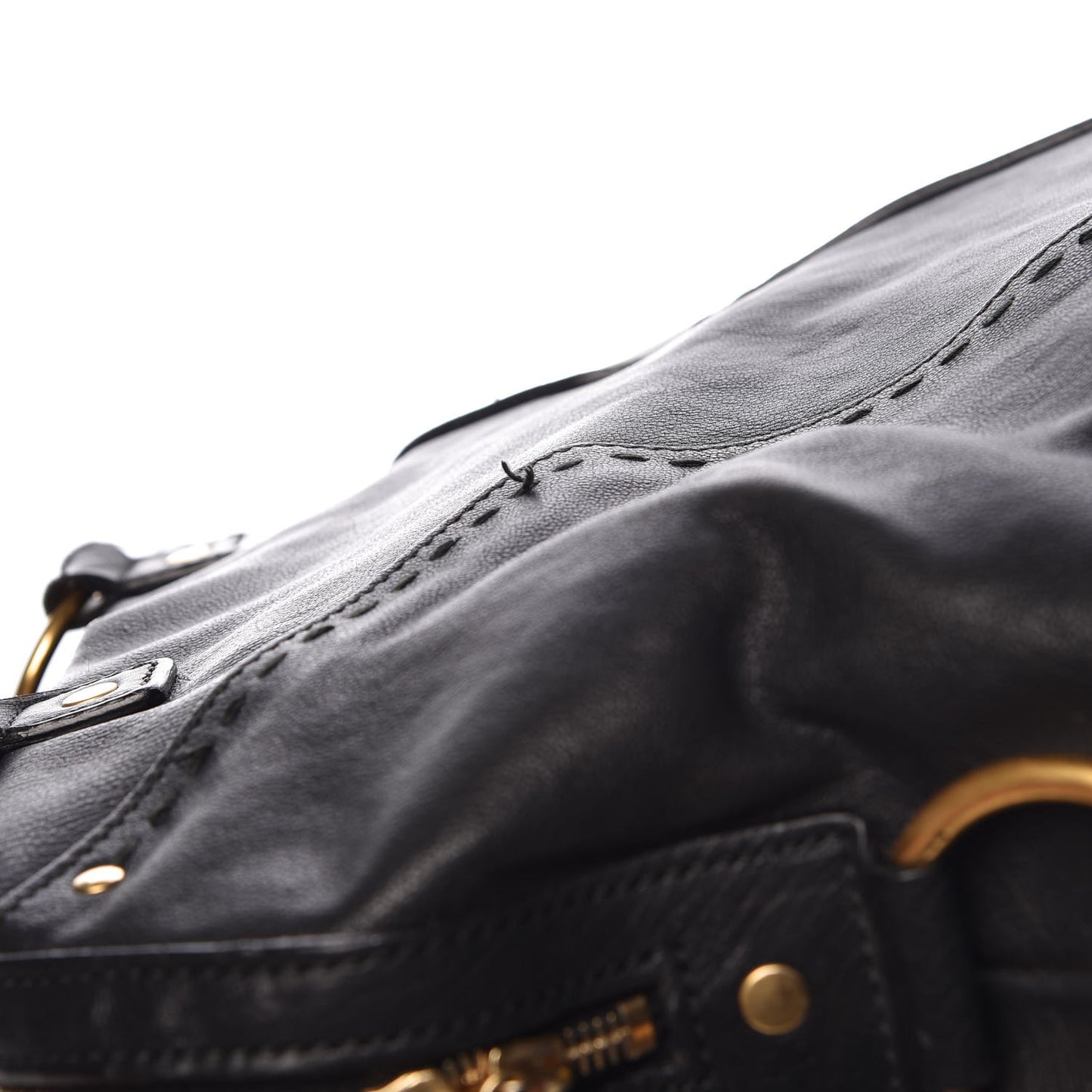 Calfskin Oversized Muse Black