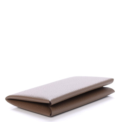 Hermes Epsom Calvi Card Case Etoupe 4 of 7