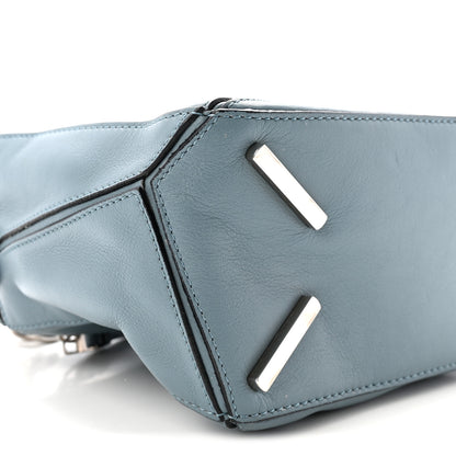 Loewe Calfskin Small Puzzle Bag Stone Blue 9 of 10