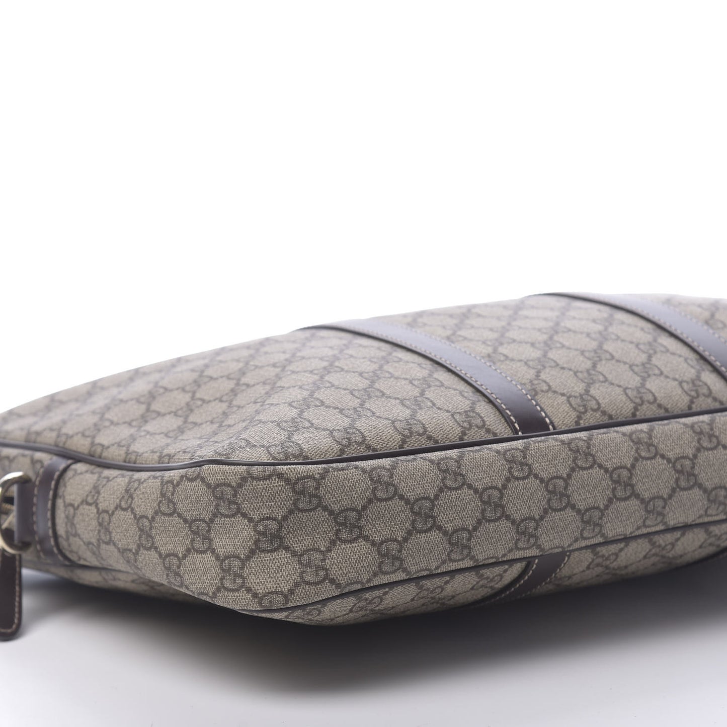 GG Plus Monogram Briefcase Dark Brown