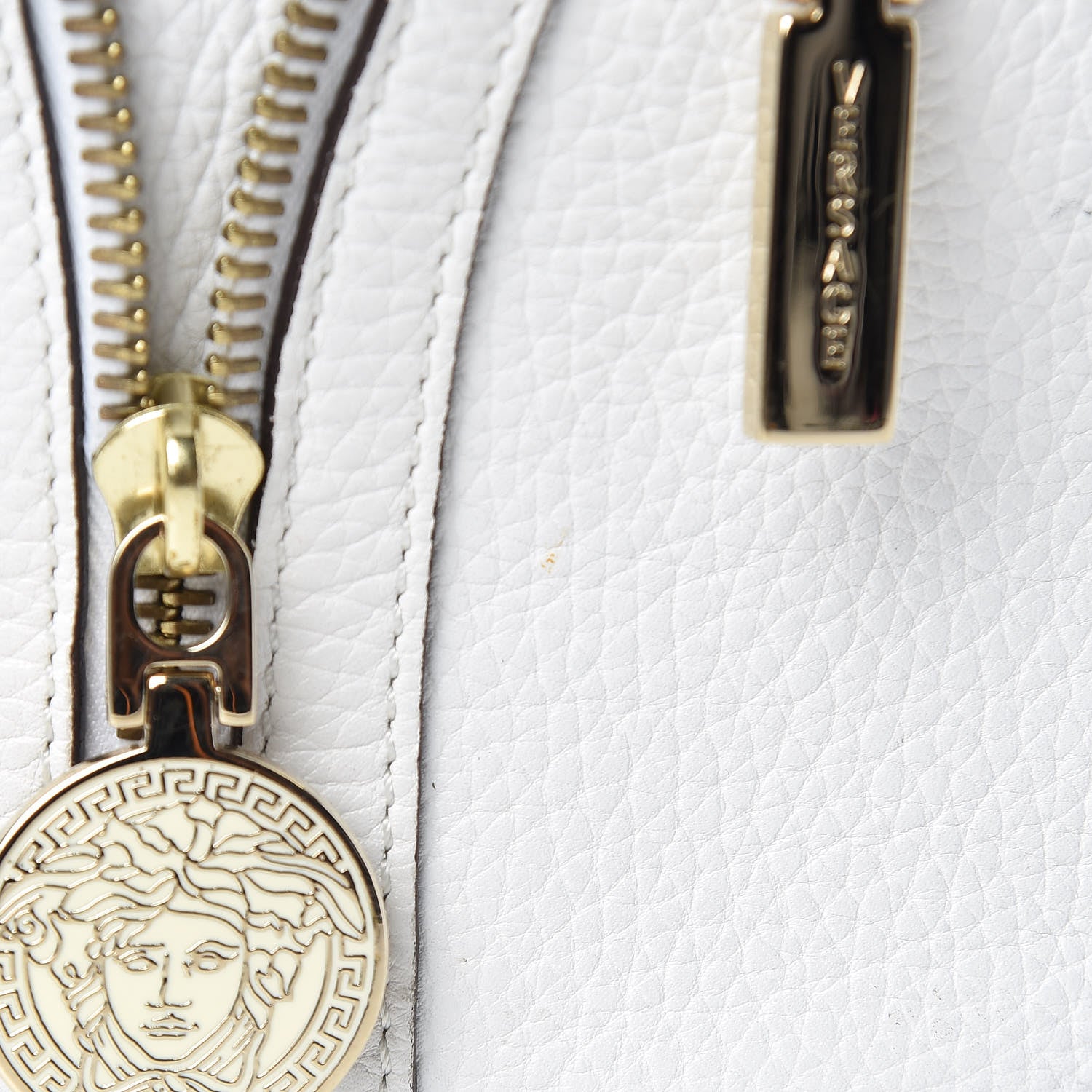 Versace Calfskin Hobo White 14 of 15