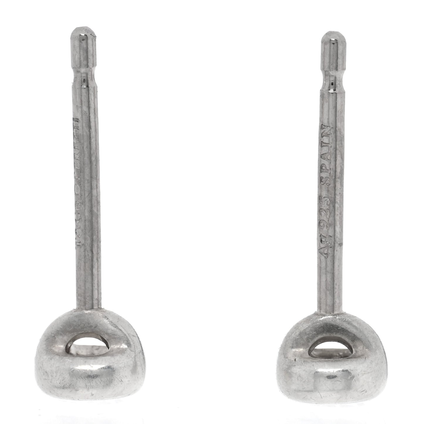 Sterling Silver Diamond .06ctw Elsa Peretti Diamonds By The Yard Earrings