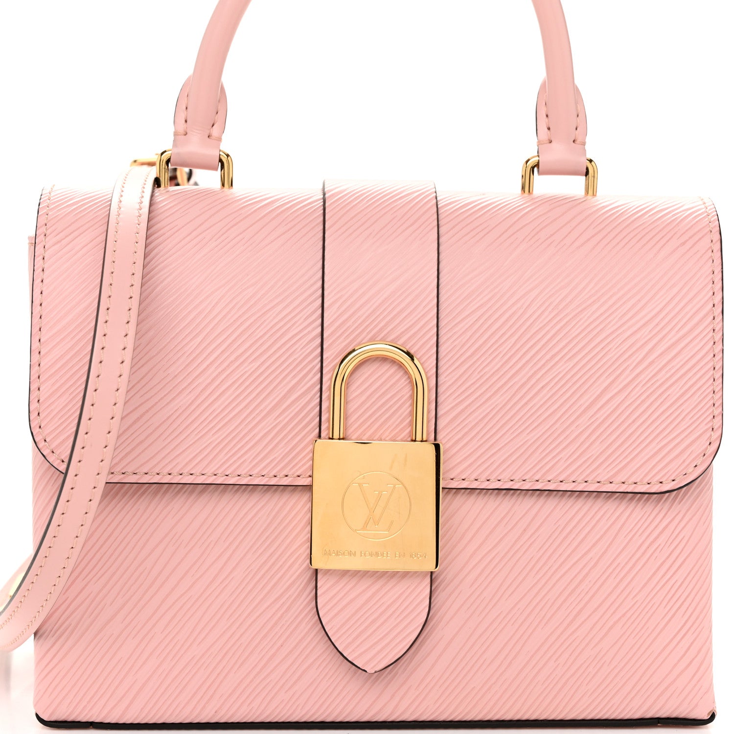 Louis Vuitton Epi Locky BB Rose Ballerine 7 of 9