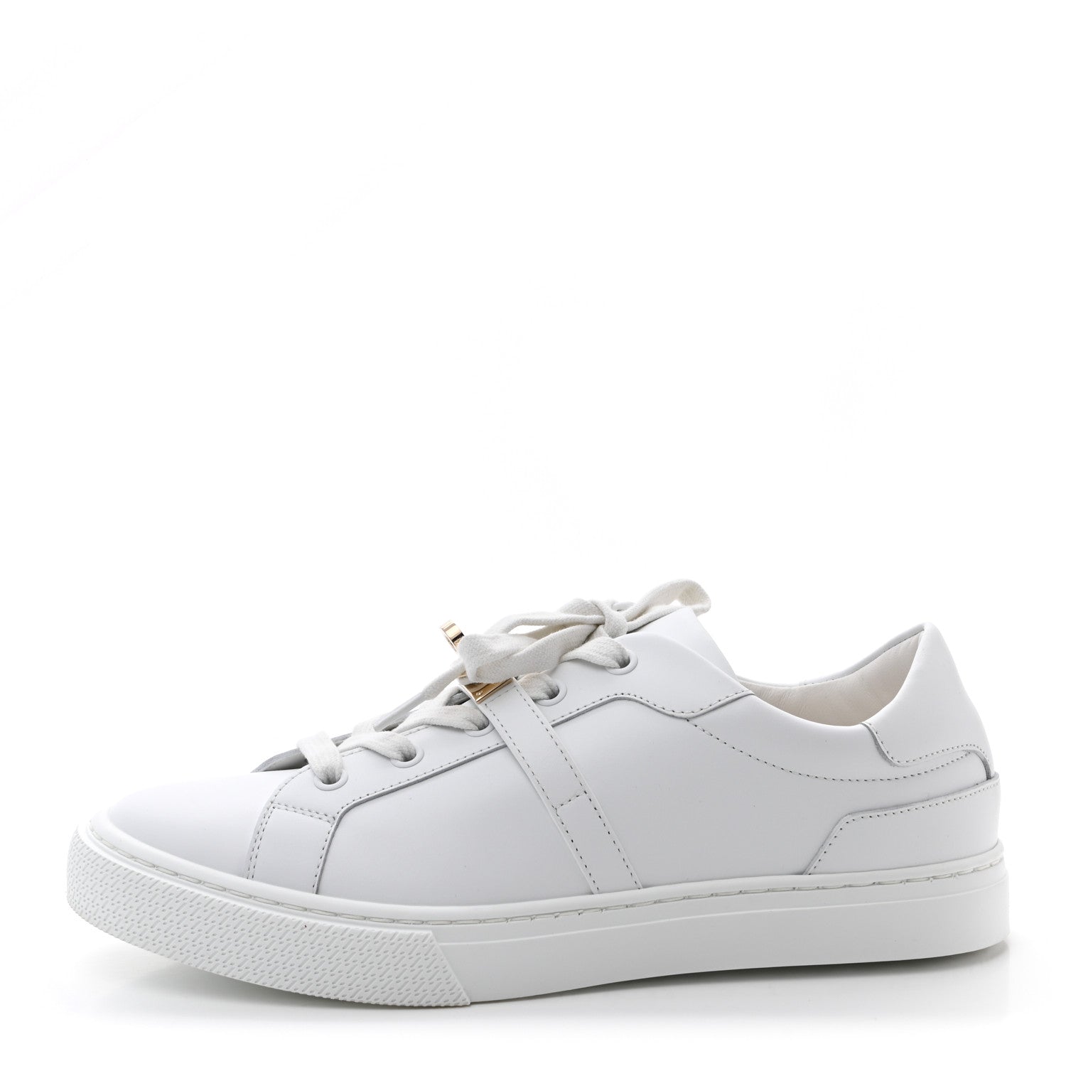 Hermes Calfskin Day Sneakers 38 White 1 of 9