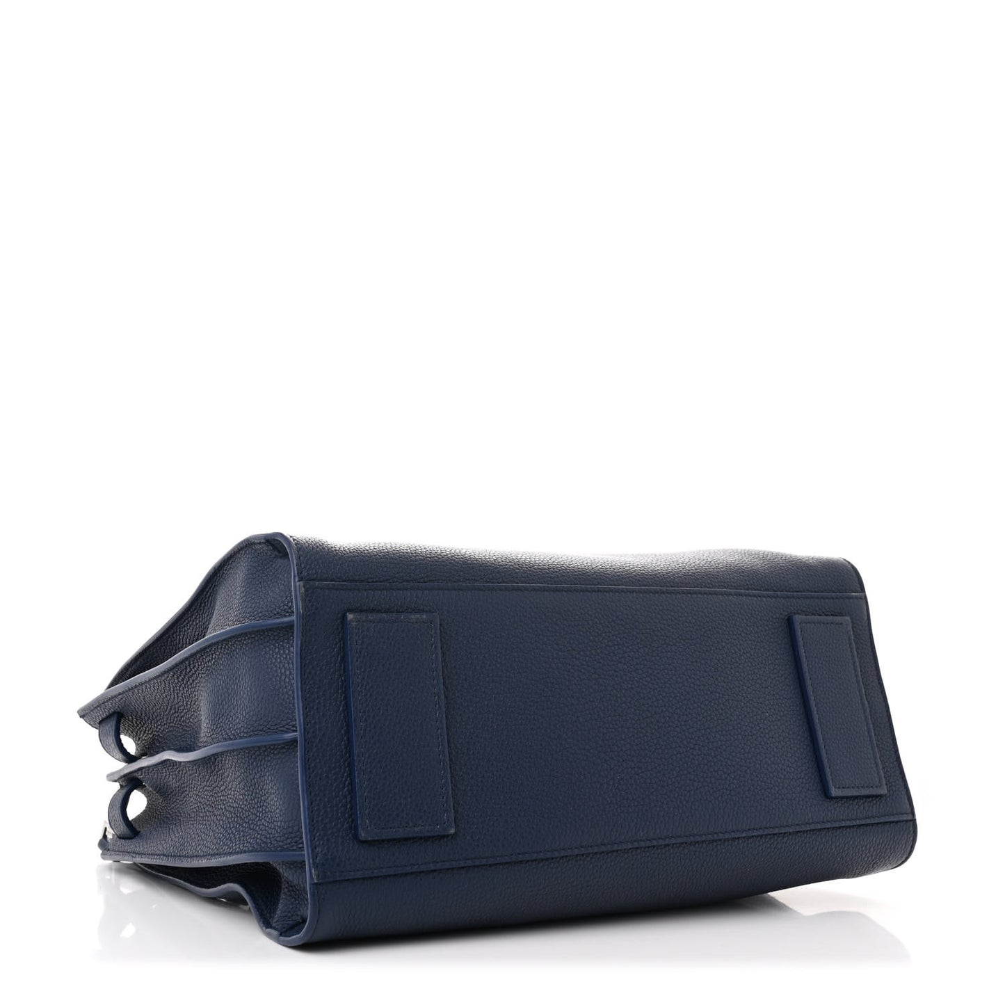 Grained Calfskin Small Souple Sac De Jour Navy