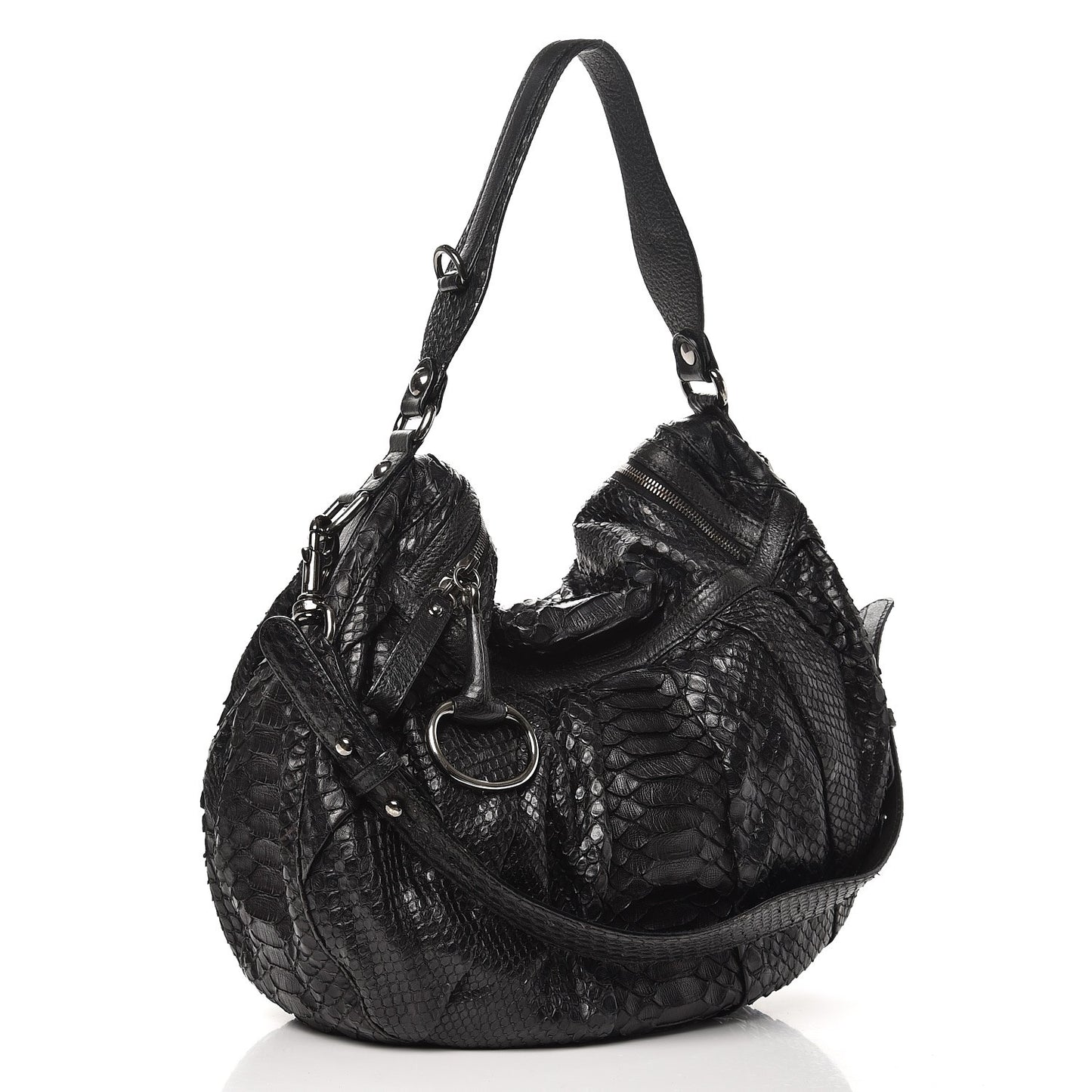 Python Icon Bit Shoulder Bag Black