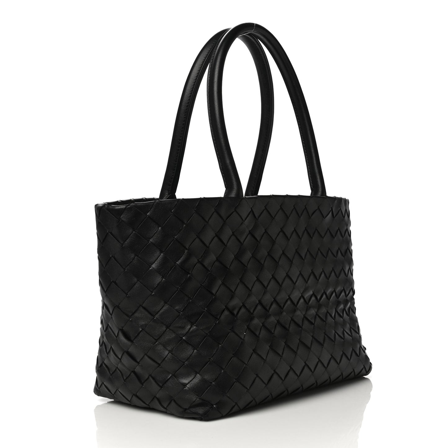 Nappa Intrecciato Tote Black