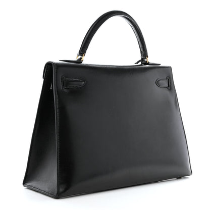 Hermes Box Kelly Sellier 32 Black 3 of 24