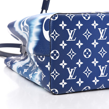 Louis Vuitton Monogram Escale Neonoe MM Blue 8 of 9