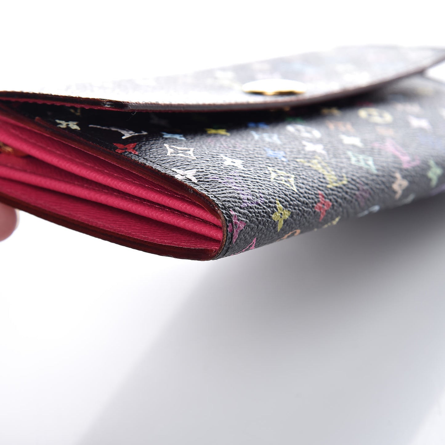 Monogram Multicolor Sarah Wallet Black Grenade