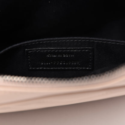 Saint Laurent Calfskin Matelasse Monogram Lou Camera Bag Marble Pink 9 of 10