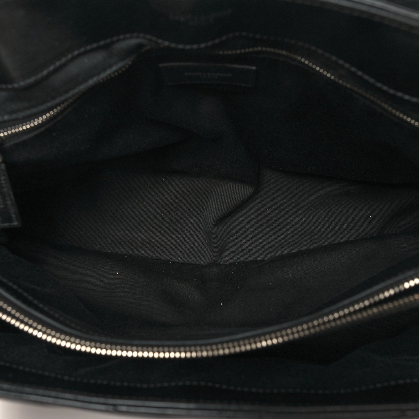 Calfskin Y Quilted Monogram Large Loulou Chain Satchel Black