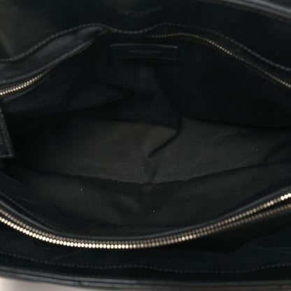 Saint Laurent Calfskin Y Quilted Monogram Large Loulou Chain Satchel Black 5 of 11