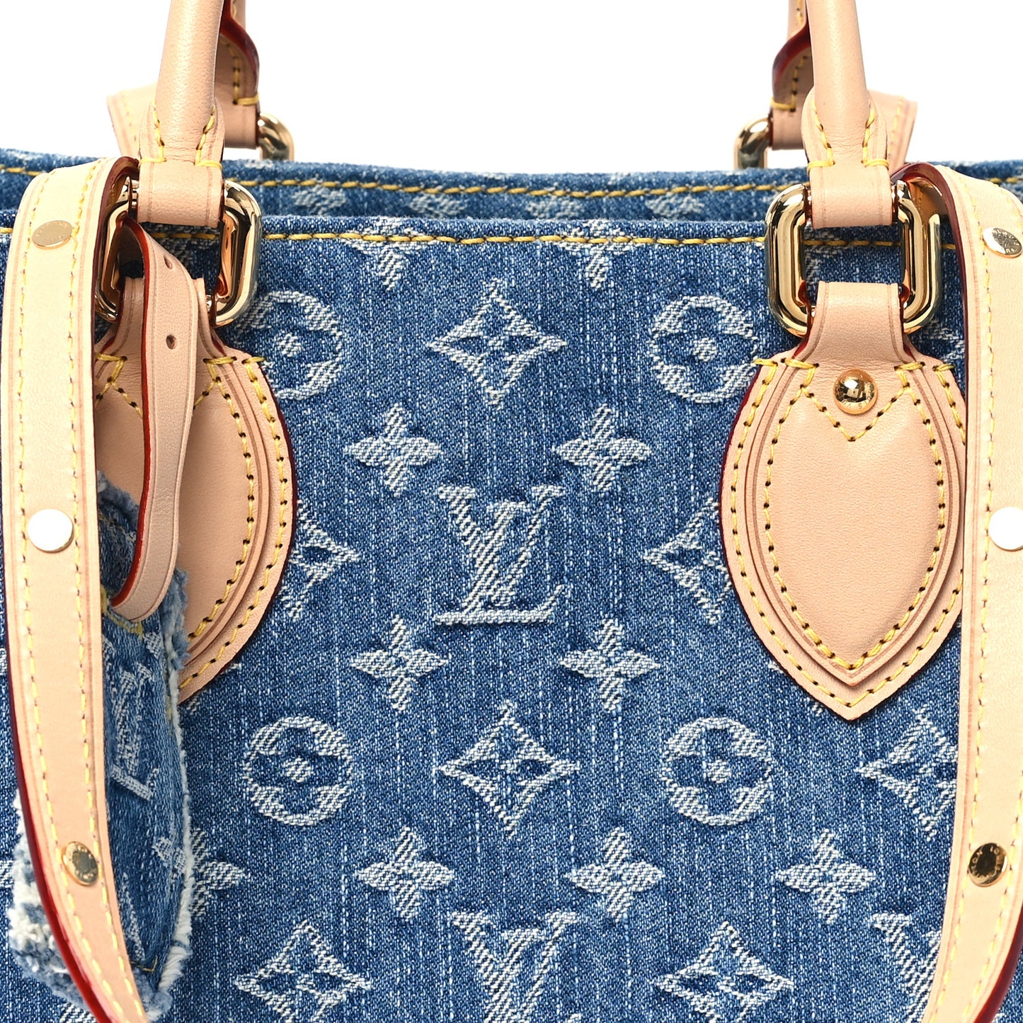 Monogram Denim Onthego MM Blue