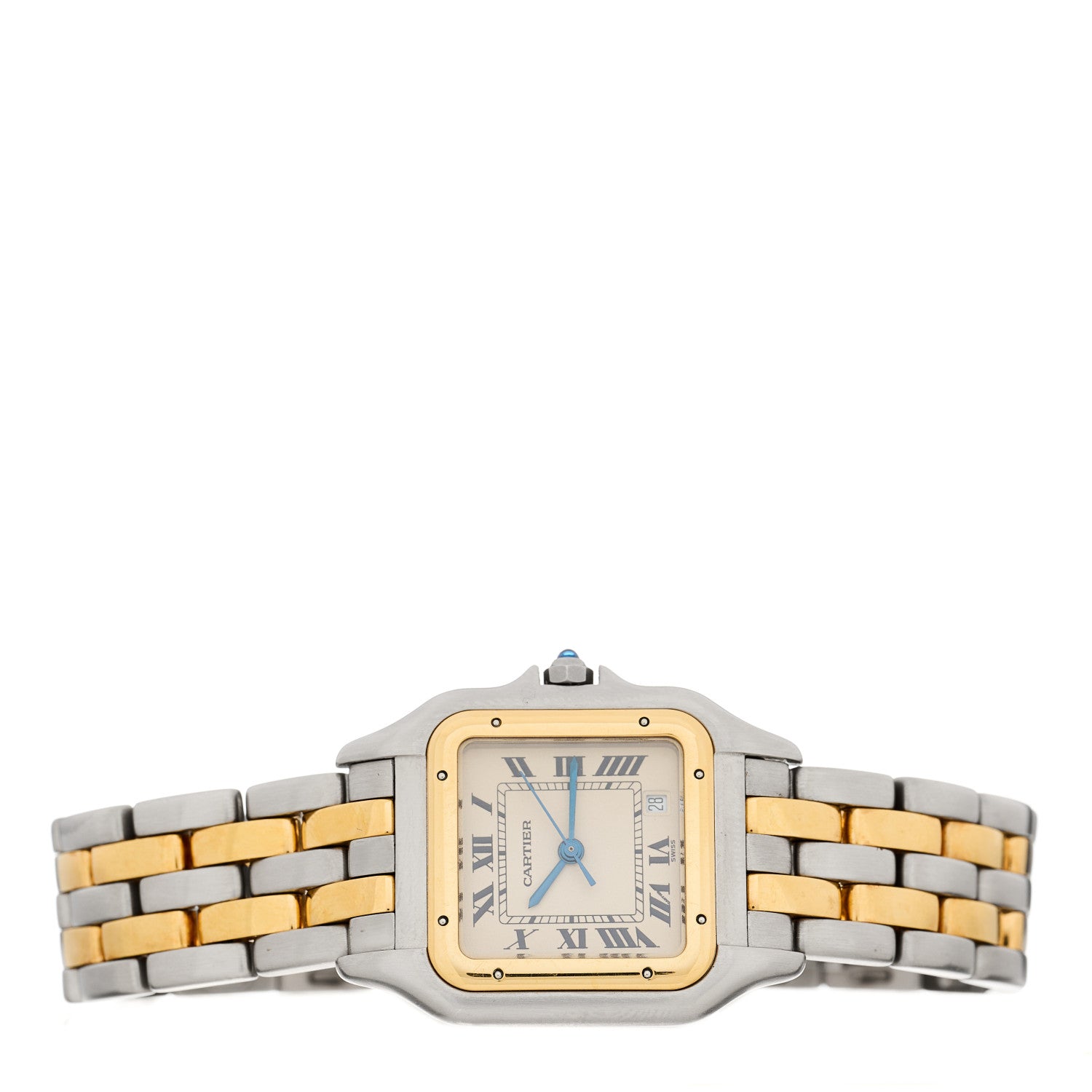 Cartier Stainless Steel 18K Yellow Gold 27mm Panthere Quartz Watch 2 of 4