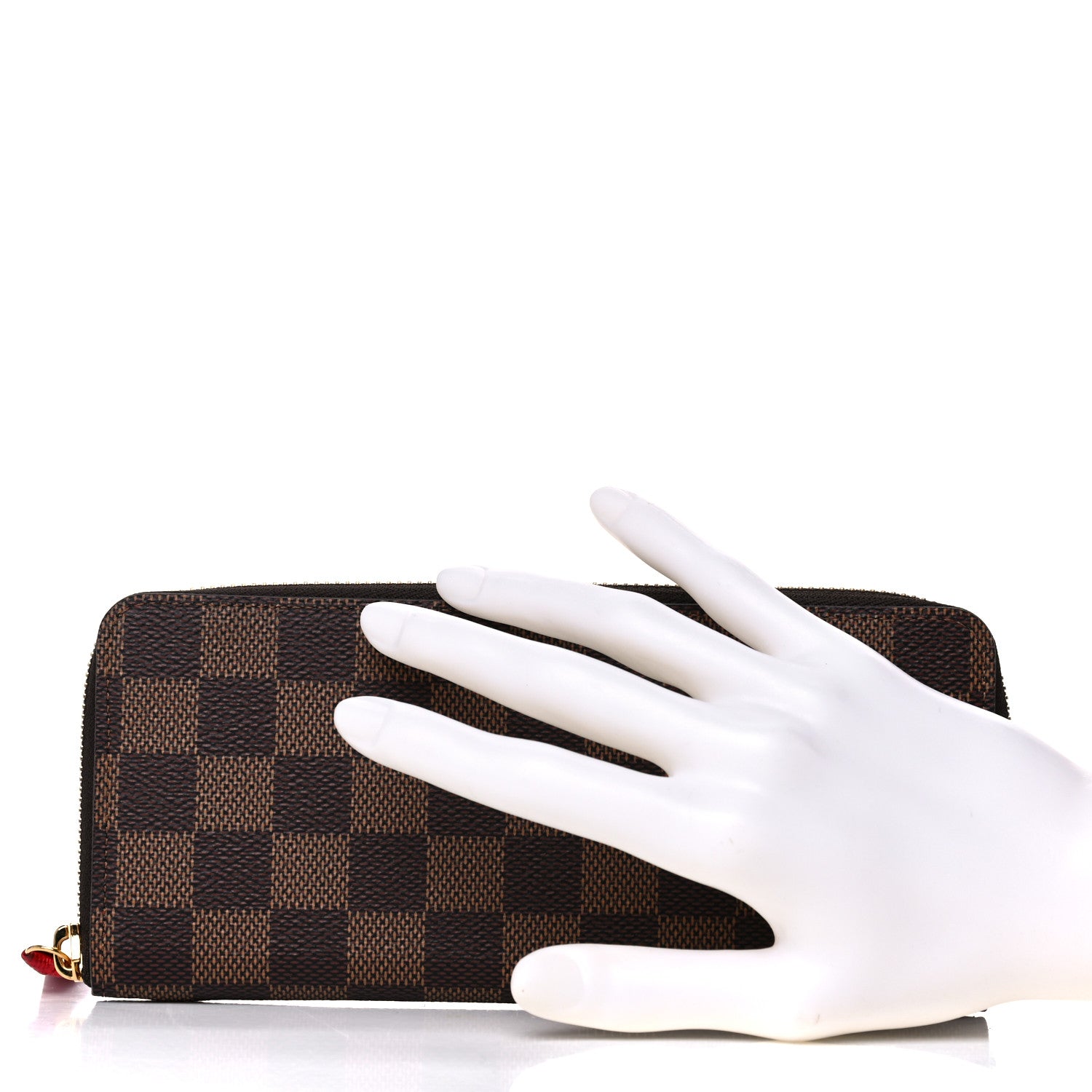 Louis Vuitton Damier Ebene Clemence Wallet 2 of 10