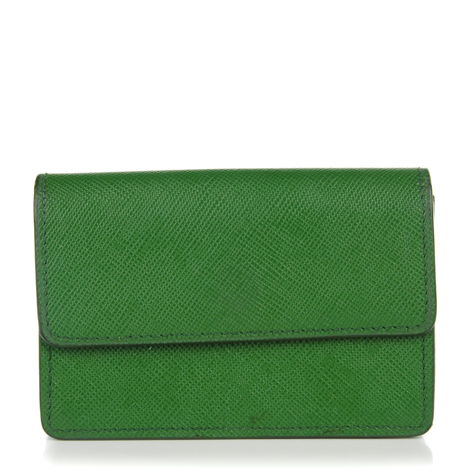 Prada Saffiano Card Holder Larice 1 of 8